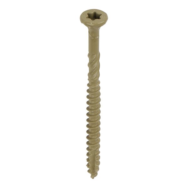 Grk Fasteners Deck Screw, #9 x 1-5/8 in, Steel, Flat Head, Torx Drive, 1080 PK 49159